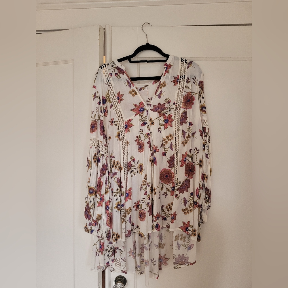 Free People Boho Floral Dress Size M